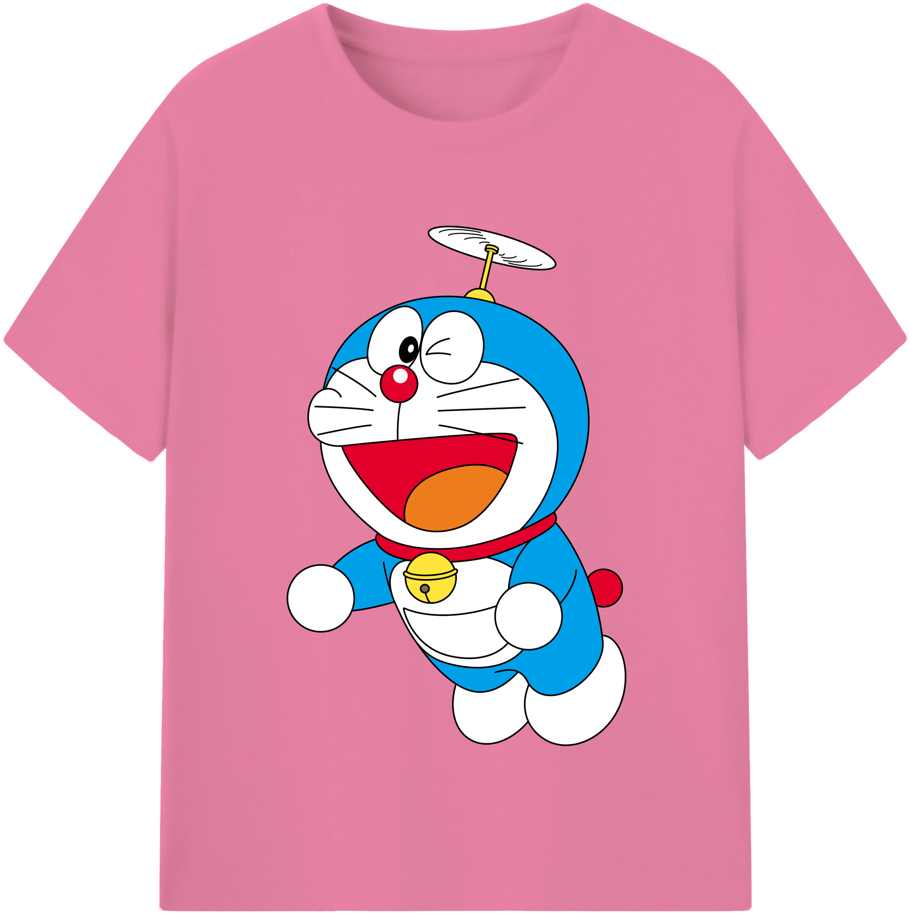 （画像用） ドラえもん Doraemon 綿100％半袖Tシャツ（フロントプリント）